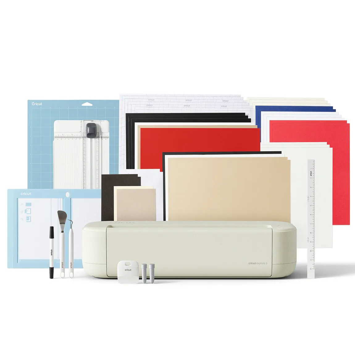 Cricut Explore 5 essential bundle cream
